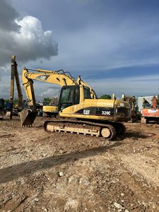 Excavadora de cadenas 320BL usada en excelente estado, excavadora Cat 320C en venta, CAT 320C 320cl usada para construcción, movimiento de tierras, hidráulica - Product Image 3