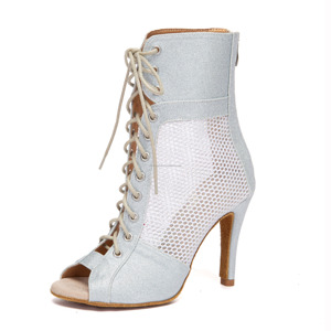 LUOQIAO Chaussures professionnelles de danse latine et jazz <span class=keywords><strong>pour</strong></span> femmes Nouvelles bottes à talons hauts <span class=keywords><strong>Bachata</strong></span> Party Performance Semelles souples supérieures pailletées - Product Image 3