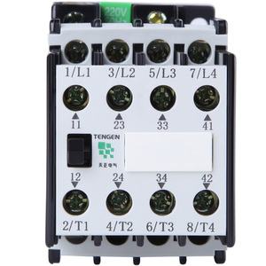 Contacteur AC Tengen CJ20-10 10A 3 phases, montage sur rail DIN, 220V 380V, contacts en argent - Product Image 3