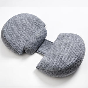 Oreiller Jiang Mian transfrontalier pour femmes enceintes, protection lombaire, sommeil sur le côté, multifonctionnel, en forme de U, motif géométrique - Product Image 3