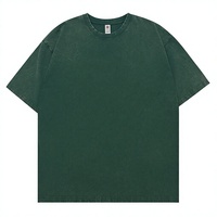 T-shirts pour hommes 100 % coton, rétro, premium, poids lourd 230g, vierges, personnalisables pour sérigraphie et broderie, anti-boulochage