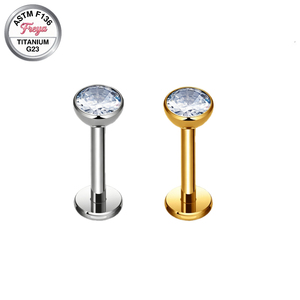 16G Titane ASTMF136 Bijou de corps plaqué or pour piercing <span class=keywords><strong>d</strong></span>'oreille (helix, daith), anneau de nez <span class=keywords><strong>fer</strong></span> <span class=keywords><strong>à</strong></span> <span class=keywords><strong>cheval</strong></span>, labret anneau, barbell Cuiyed - Product Image 4