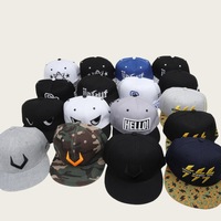 Casquette Snapback à Visière Plate Personnalisée en Gros, Unisexe, Streetwear, Hip Hop, Réglable, Logo OEM, Taille Unique, Hommes Femmes