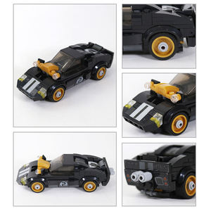 2870-2891 Block Car Model Creative Custom MOC Bricks Supercar Sports Car Forklift Truck Bus Educational Building Block <b>Toy</b> Set - Product Image 2