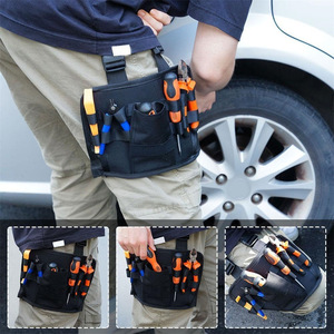 Multi Functional Tool Belt Oxford Cloth <b>Car</b> <b>Repair</b> Waist Bag Tool Rack For Electrician Auto Maintenance - Product Image 2