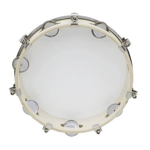 Instrumento de Percusión Orff, Tambor de Mano de Madera de 10 Pulgadas, Ayuda Didáctica para la Educación Temprana y la Enseñanza de Danza - Product Image 2