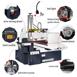 Dk7735 <span class=keywords><strong>CNC</strong></span> EDM dây máy cắt 0.10-0.20 mét Đường kính dây giá cả cạnh tranh - Product Image 2
