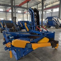 Moissonneuse-batteuse agricole automatique à chargement automatique pour arachide pomme de terre oignon carotte ail avec composants d'engrenage central