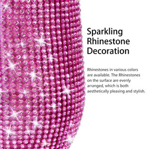 Tasses en paille en forme d'oeuf incrustées de strass en acier inoxydable de 12oz personnalisées pour bière <span class=keywords><strong>café</strong></span> vin thé eau froide et chaude tasse en diamant - Product Image 4