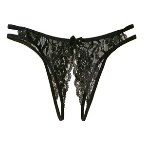 String sexy 2184 à entrejambe ouvert en nylon, sensation réaliste, pour femme mature, occasion spéciale, automne 2022 - Product Image 4