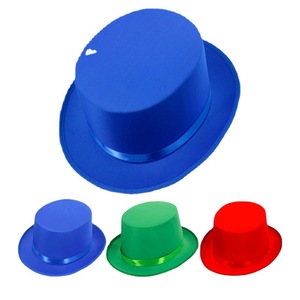Chapeau de magicien jazz noir en feutre tricoté, style Derby, pour homme et femme adulte, idéal pour la plage et les concerts, avec détails or et vert, style juif. - Product Image 2