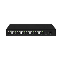 Switch PoE+ Administrado Multigigabit de Escritorio sin Ventilador de 5/8 Puertos 2.5G con Gestión Web 802.3at 30W y 10G SFP+