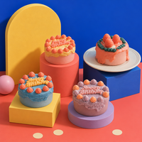 Bougie artistique en cire d'abeille en forme de fruit avec logo personnalisé, parfum fruité fait main pour les cadeaux de fête de Noël, les événements d'entreprise et la décoration.