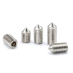 Tornillo de Cabeza Puntiaguda Hao Xiang Hao Jin M2.5 M3 M4 M5, Acero Inoxidable 304, Tornillo de Fijación con Hexágono Interno, DIN914 Grado A - Product Image 2