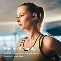 Écouteurs sportifs à conduction osseuse X19 personnalisés en usine, casques ouverts, écouteurs tour de cou, écouteurs sans fil BT6.0 pour la course à pied