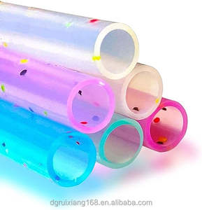 Pailles à boire en silicone réutilisables de qualité alimentaire 2 brosses de nettoyage écologiques pour gobelets de 30oz Service de coupe RTIC <span class=keywords><strong>Yeti</strong></span> Ozark - Product Image 1