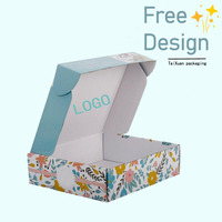 Boîtes d'expédition en carton ondulé personnalisées avec logo et couleur sur mesure, pelliculage mat, gaufrage, haut de gamme, réutilisables, durables et écologiques
