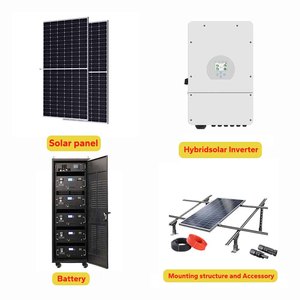 Système Solaire Hybride Complet de Générateur 40 kW 200 kW 250 kW 1 MW 1000 kW 100 kW 10 kW 15 kW 20 kW Hors Réseau Triphasé 400 V - Product Image 2