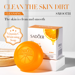 SADOER Kit de Soins Cutanés Naturels à la Vitamine C, Hydratant Éclaircissant Visage, Mains, <span class=keywords><strong>Yeux</strong></span> et Corps, Huile et Gel Exfoliant – Meilleures Ventes - Product Image 5