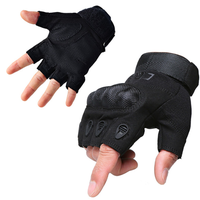 Gants tactiques hommes Gym Fitness équitation demi-doigt caoutchouc Knuckle équipement de protection mâle gants tactiques