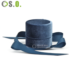 <b>Pink</b> Jewelry Packaging <b>Gift</b> <b>Box</b> High Quality Velvet Custom Logo Jewelry <b>Box</b> - Product Image 4