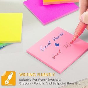 Notas Adhesivas Estáticas Reutilizables, Blocs de Notas Creativos Sin Adhesivo, <span class=keywords><strong>Papel</strong></span> de Recordatorio de Escritura Suave <span class=keywords><strong>para</strong></span> Oficina y Hogar - Product Image 3