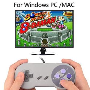Controlador de Joystick USB con Cable para Juegos, para WII, para SNES/PC, Controlador de Juegos Clásico para Computadora - Product Image 2