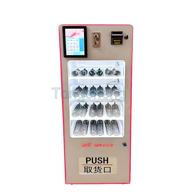 Customized 24 Hours Self Service Vend Automatic Snack Vending Machine With Coin and Bill Acceptor Mini Vending Machine for Snack