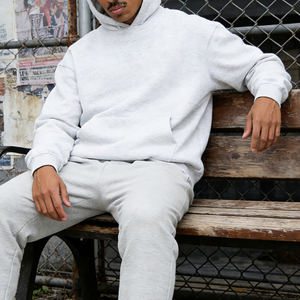 Sudaderas con Capucha para Hombre, 100% Algodón, Logotipo Personalizado, Hombros Caídos, Estilo Holgado, Tejido Grueso de Felpa Francesa, Calidad de Lujo - Product Image 4