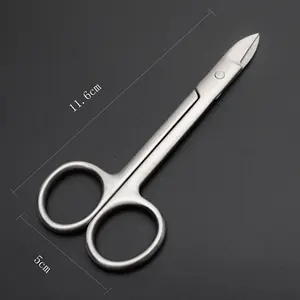100% Stainless Steel Russian Nail Care Scissors/Professional Straight Style Smooth Cutting Scissors/Extra Sharp Tailor Scissors