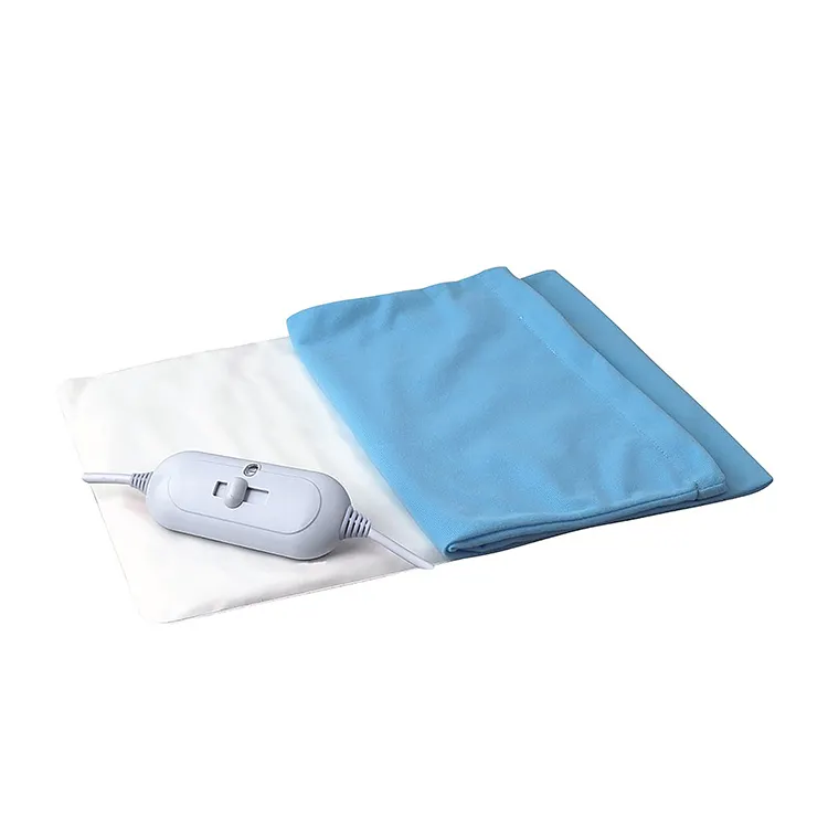 Oem/odm 3 Level Temperature Fast Heating Small Electric Heated Pad Winter Body Warmth Plush Heating Pad