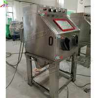 Machine de sablage d'eau d'assainissement environnemental vertical JS-9060 Machine de sablage manuelle humide Armoire de sablage à la vapeur