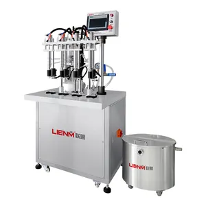 China Perfume Production Equipment Vacuum Overflow Type Filler 10ML 30ML 50ML 100ML 125ML Perfume Bottle Filling Machine