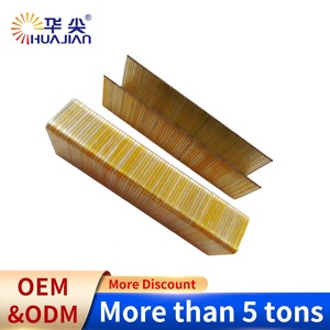 P agrafes série carton industriel fixation clous agrafeuse broche tige lisse Type Standard galvanisé acier matériel - Product Image 5