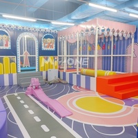 Équipement de terrain de jeux intérieur Mizone, ensemble de jeux souples, manèges de parc à thème, aire de jeux intérieure pour enfants
