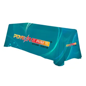 Pdyear Mantel de Impresión Personalizado a Todo Color, Cubierta de Mesa de Promoción de Publicidad de Fábrica, Camino para Manteles de Feria Comercial - Product Image 1