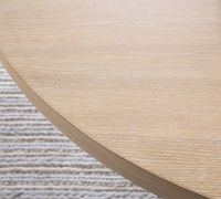 Nouvelle arrivée meubles de luxe Tables à manger Table à manger ronde ensemble bois chêne massif extensible Table en bois