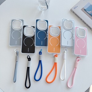 Correa de Muñeca para Teléfono, Funda Híbrida Magnética Resistente de TPU+PC para <span class=keywords><strong>Redmi</strong></span> Note 15 Pro+ 5G, Carga Inalámbrica, Protección Contra Impactos - Product Image 1