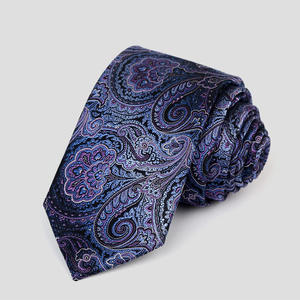 Cravates en soie pour les hommes, design classique, cravate en Jacquard tressée, 100% véritable soie mûre, offre spéciale - Product Image 3