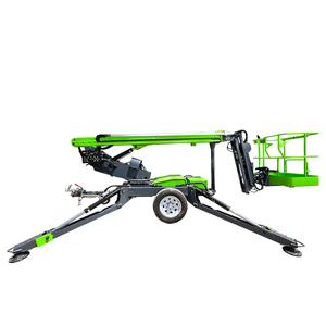 AC 전원 체리 피커 12m 16m 18m 남자 리프트 붐 리프트 건설 산업용 견인 트레일러 장착 공중 작업 리프트 - Product Image 2
