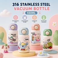 Bouteilles d'eau isothermes en acier inoxydable 316 pour enfants, gobelets personnalisés givrés, nouveauté en stock, idéales pour les cadeaux