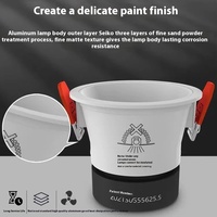 Projecteur LED anti-éblouissement High Color RA98 Full Spectrum Three-Color Hill Wash Wall Unhosted Downlight pour la maison et le bureau