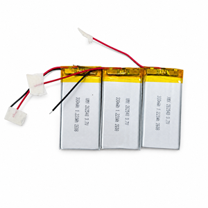 Batterie LiPo ultra-fine 3,7 V 330 mAh 262548, batterie au lithium polymère rechargeable pour appareils électroniques portables - Product Image 4