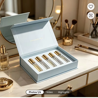 Boîte cadeau magnétique personnalisée avec impression de logo pour emballages de parfums, emballages cosmétiques de luxe pour marques haut de gamme