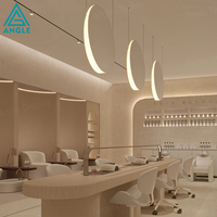 Vitrine d'exposition LED écologique pour vernis à ongles, étagères personnalisables, présentoir tendance pour cosmétiques et soins de la peau, décoration de magasin