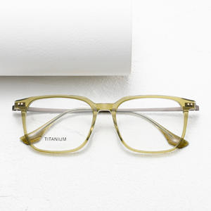 JMM101RX Lunettes <span class=keywords><strong>de</strong></span> <span class=keywords><strong>vue</strong></span> ultra-légères JMM faites à la main en acétate, série <span class=keywords><strong>de</strong></span> montures carrées pour affaires, grandes lunettes tendance pour hommes et femmes - Product Image 6