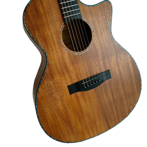 <span class=keywords><strong>Guitare</strong></span> semi-<span class=keywords><strong>acoustique</strong></span> personnalisable 41'' avec table en épicéa massif, dos et éclisses en acajou, 6 cordes, finition brillante - Product Image 4