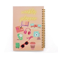Service d'impression de livres 2025 Impression personnalisée Agenda Journal Carnet Planificateur de budget de remise en forme Reliure spirale Planificateur