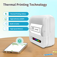 Imprimante thermique miniature intelligente portable d'usine, économique, Impresora avec étiquettes de prix, mini étiquettes adhésives en stock