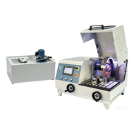 Machine de découpe métallographique automatique sur pied avec réservoir d'eau, diamètre de coupe max. 100 mm